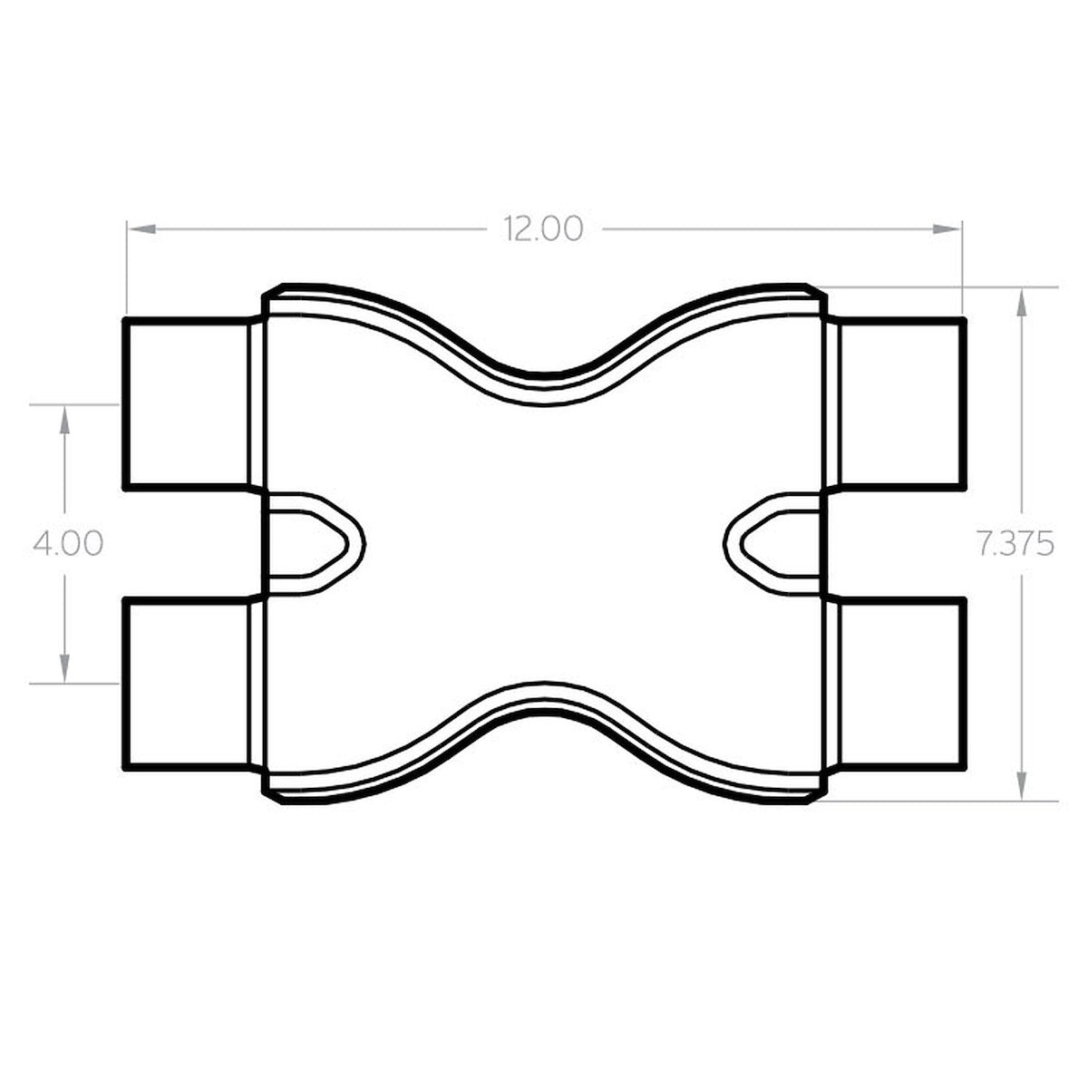 MagnaFlow Exhaust Products Exhaust X Pipe 10790 product image 19