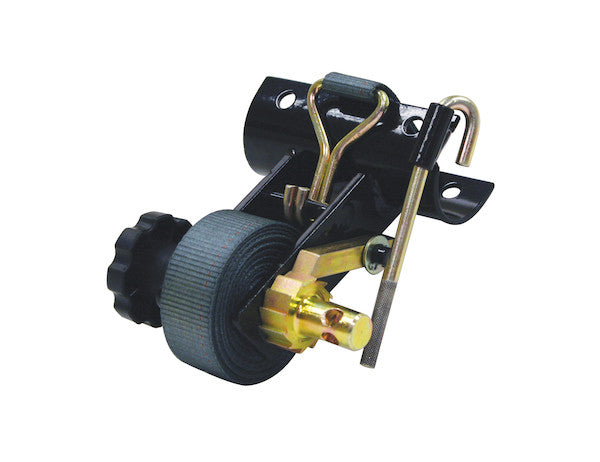 Buyers Products Tie Down Strap, 7 ft Length x 1-1/2 in Width, 1500 lb Capacity/500 lb Working Load Limit, Carbon Steel, Pack Of 2 - 5480007