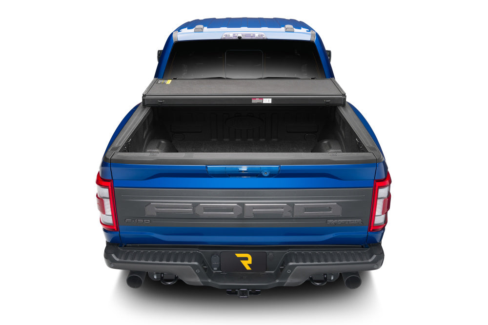 Extang Tonneau Cover, 2 Folds/3 Panels, Textured Black, 1 in Thick EnduraShield Panels With Aircraft-Grade Aluminum Frame - 88488
