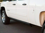 AMP Research Running Board, Textured Powder Coated, Black, Die Cast Aluminum - 75113-01A