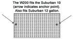 JCJ Enterprises Bug Screen - RV Appliance, 9-1/2 in Length x 7 in Width x 1-1/4 in Height, Stainless Steel - W-200