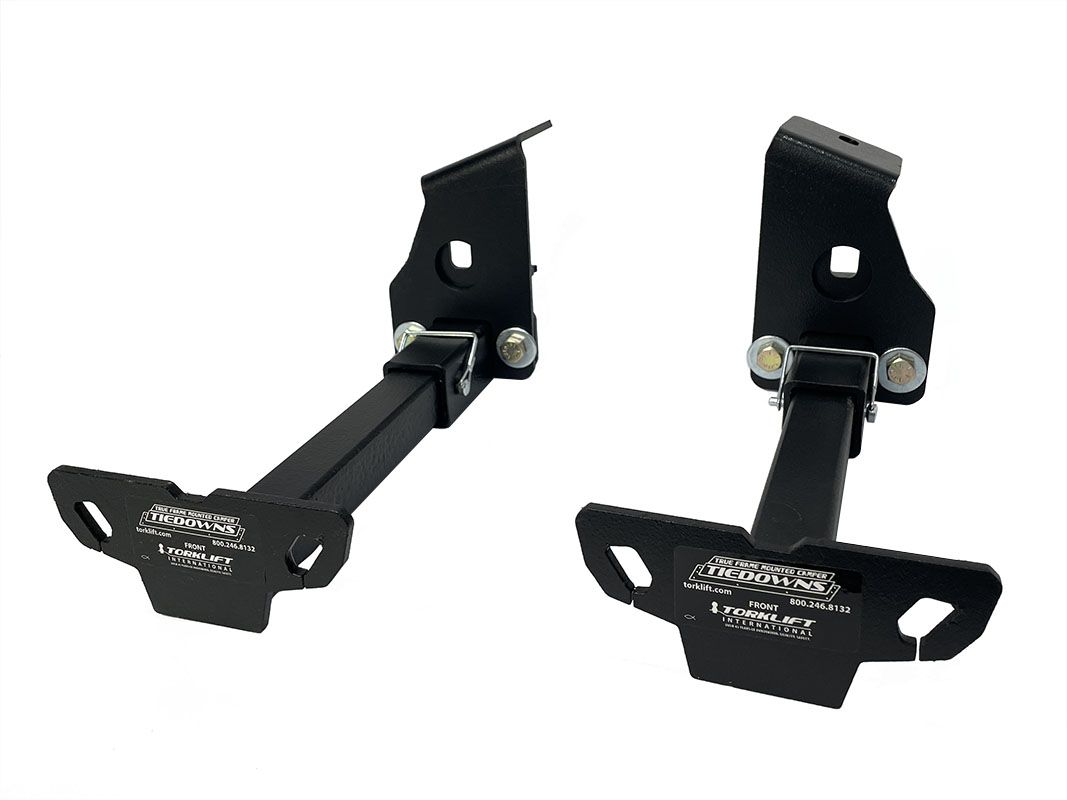 Torklift Camper Tie Down, No Drilling Required, Black, Forged Steel, Set Of 2 - C2224