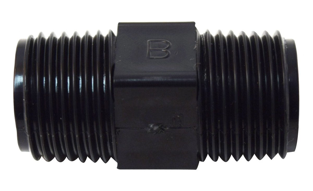 Valterra Fresh Water Hose Connector, 1/2 in Male To Male - P23406
