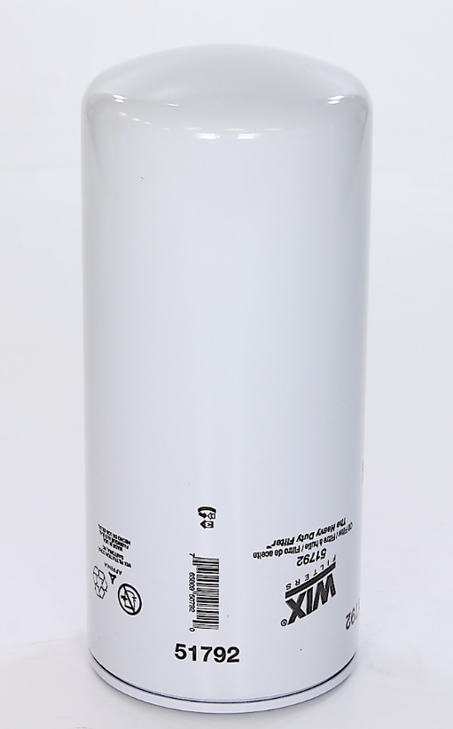 WIX Filters Oil Filter, Spin-On, 12.184 in Height x 5.342 in Outer Diameter Top, 19 Micron Element - 51792