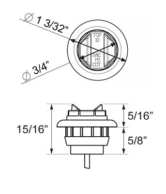 Optronics Trailer & Marker Lights MCL12AK product image 3