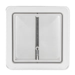Camco Roof Vent, For 14 in x 14 in, White, Aluminum Base With Plastic Cover - 40480