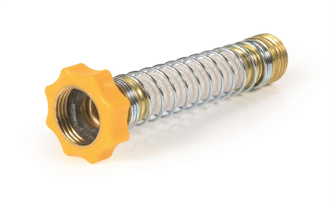 Camco Fresh Water Hose End Protector, Coiled Attachment To Prevent Hose Kinking at Connection Point - 22703