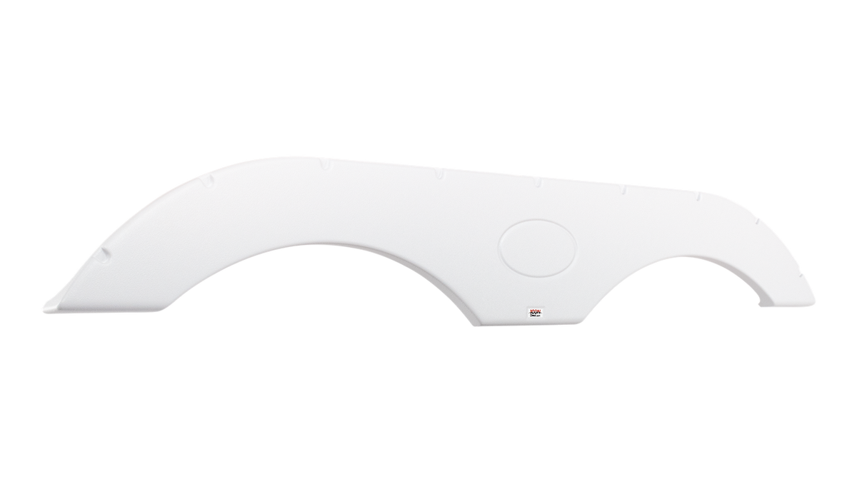 Icon Fender Skirt, 69-3/8 in Length x 9-1/2 in Height, Black - 01776