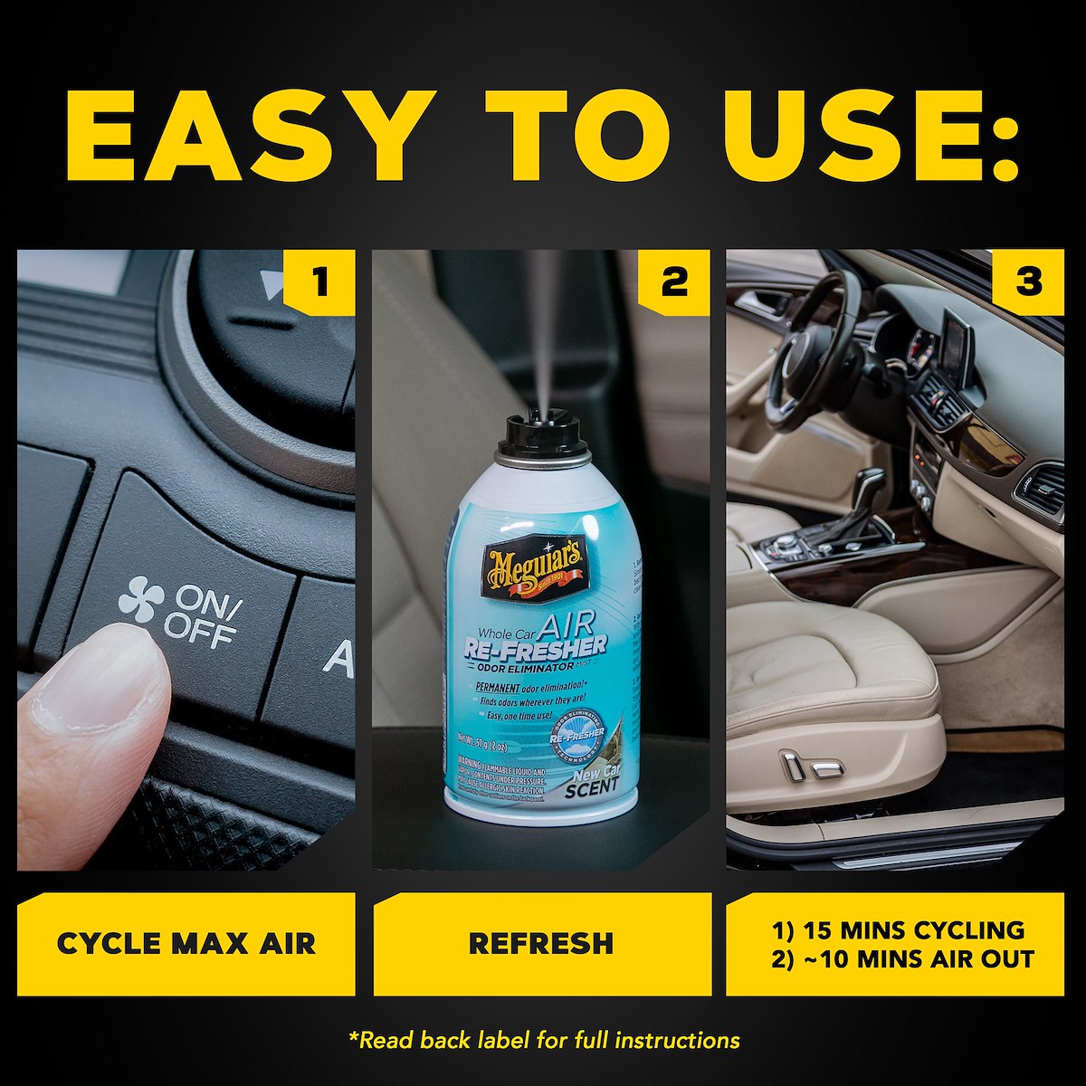 Meguiars Air Freshener, 2 oz - G16402