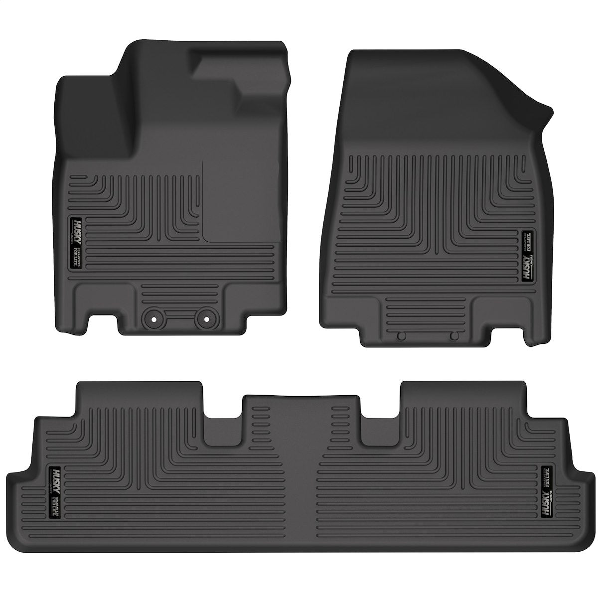 Husky Liners Floor Liner, Black, 3 Piece - 95701