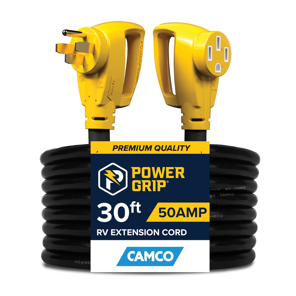Camco Power Cord, STW - 14.50P/14.50R, 50 amp, 6/3 Gauge Wire - 55195
