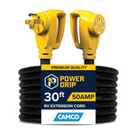 Camco Power Cord, STW - 14.50P/14.50R, 50 amp, 6/3 Gauge Wire - 55195