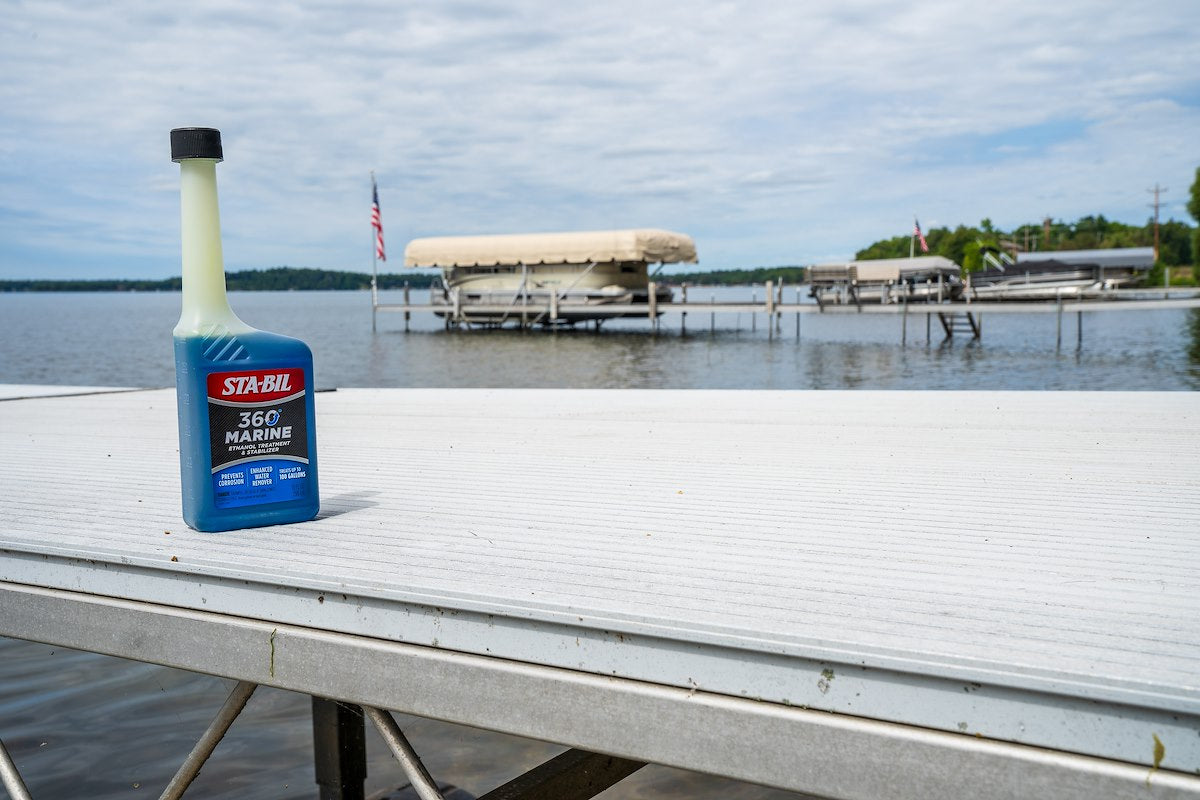 Sta-Bil Fuel Additive, 360° Marine, Treats Up To 100 gal, 10 oz Bottle - 22241