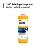 3M Rubbing Compound, 1 qt Bottle - 05973