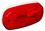 RV Designer Trailer Light, LED Bulb, Red, 4.13 in Width x 2 in Height - L903