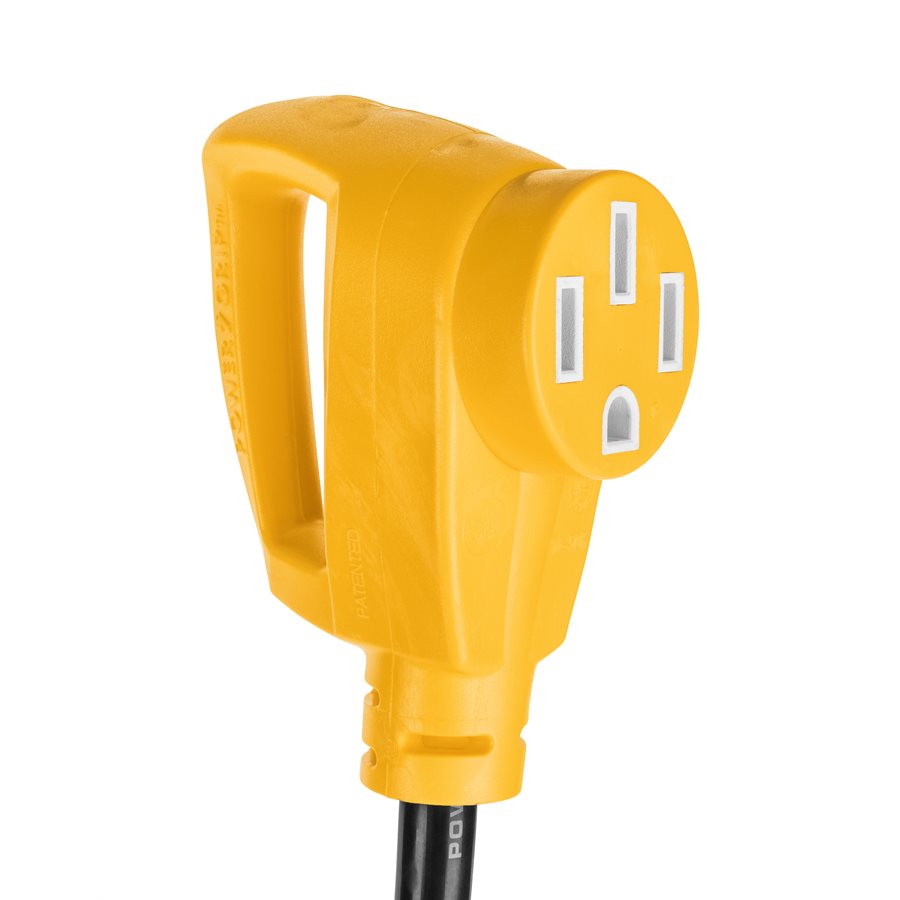 Camco Power Cord Adapter, 30 amp Male To 50 amp Female, 30 amp Dogbone - 55185