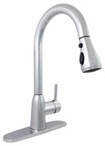 Phoenix Products Faucet, 8 in Deck Mount, Chrome, 1 Hole Or 3 Hole Application - PF231366
