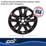 Coast2Coast Wheel Skins & Styled Wheel Covers IMP472BLK product image 2