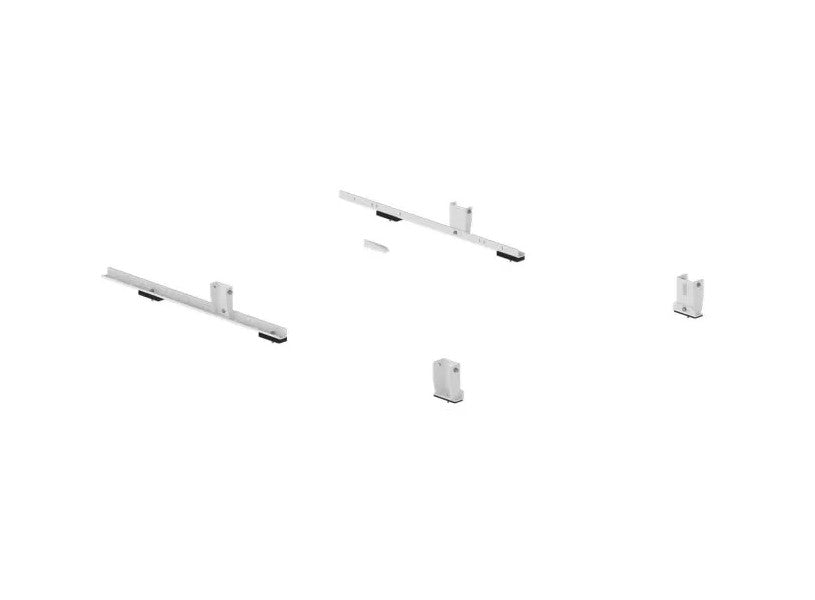 Holman Ladder Rack Mounting Hardware, For Holman HD Aluminum EZ Drop Down Racks, With Mounting Bracket/Steel Mounting Rail And Bolts - 409TDH