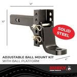 Husky Towing Adjustable Ball Mounts 33108 product image 2
