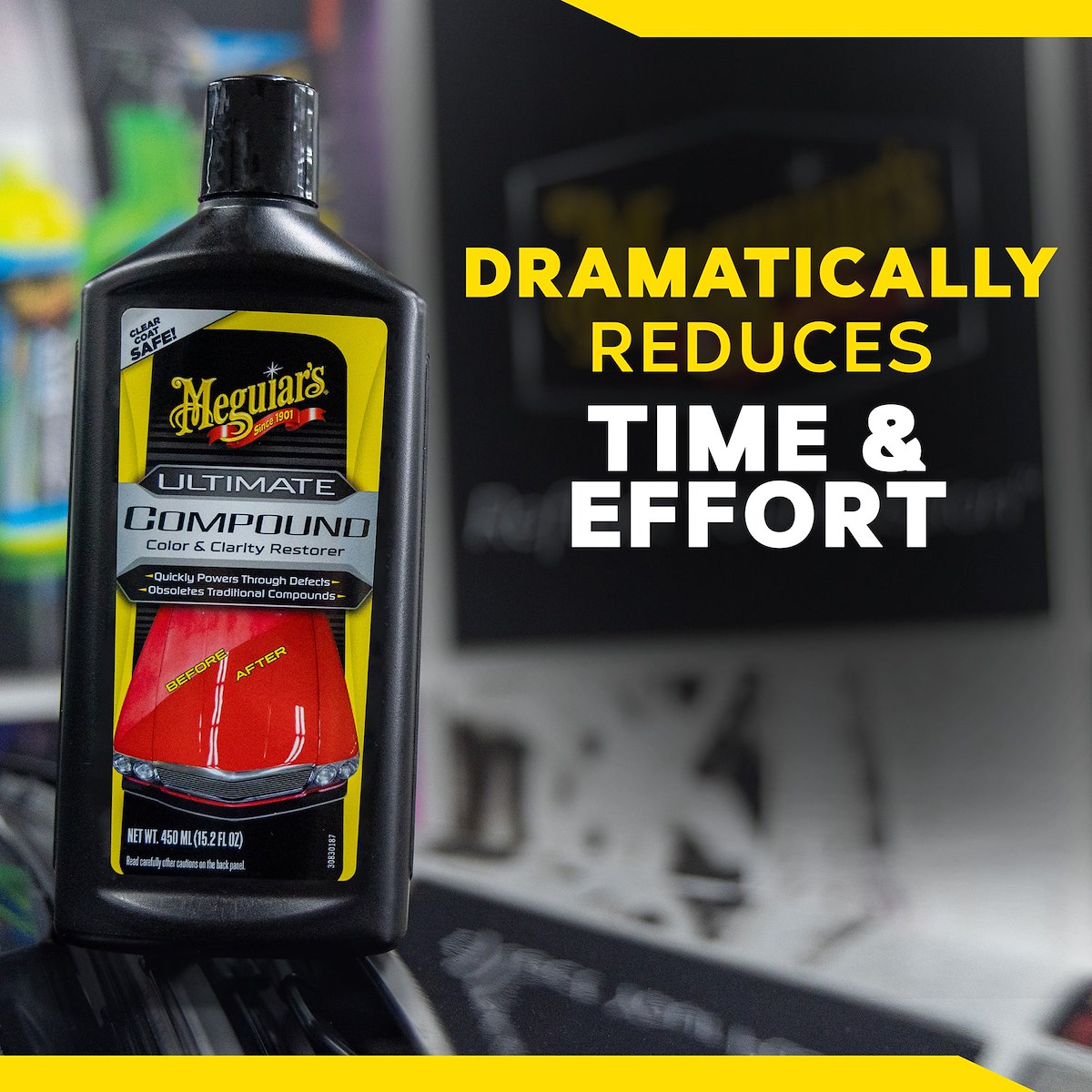 Meguiars Polishing Compound, Classic Series, White, 15.2 oz - G17216