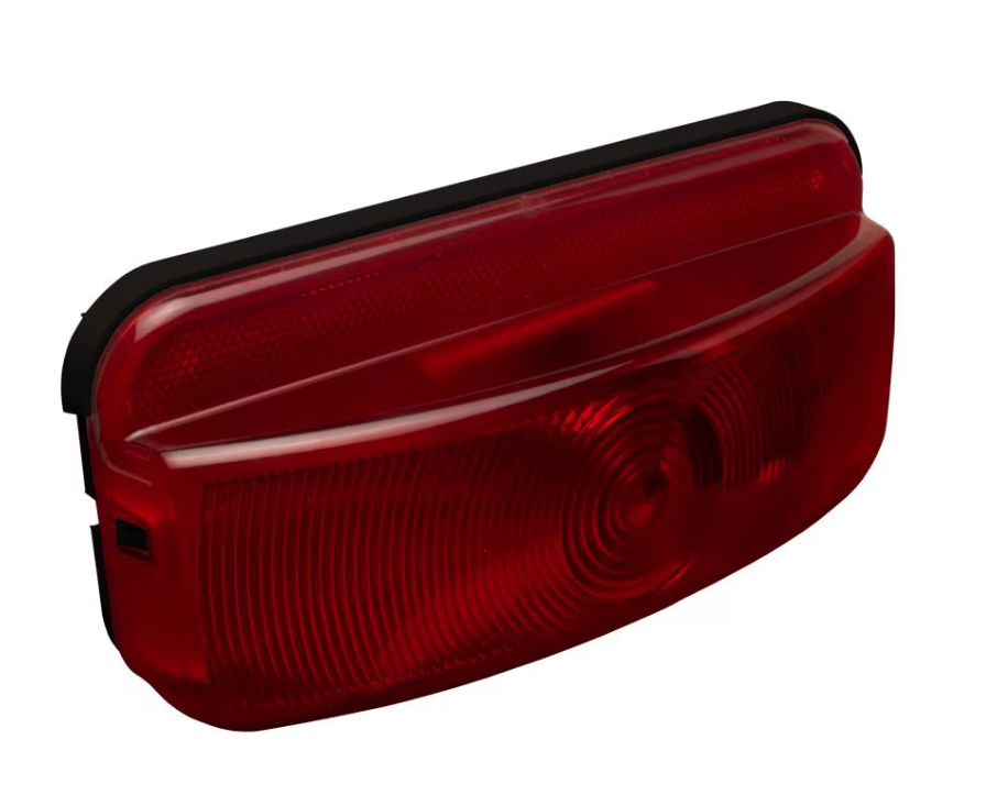 Creative Products Tail Light Assembly, Incandescent, Red Lens, Black Housing - CMD-003-81B
