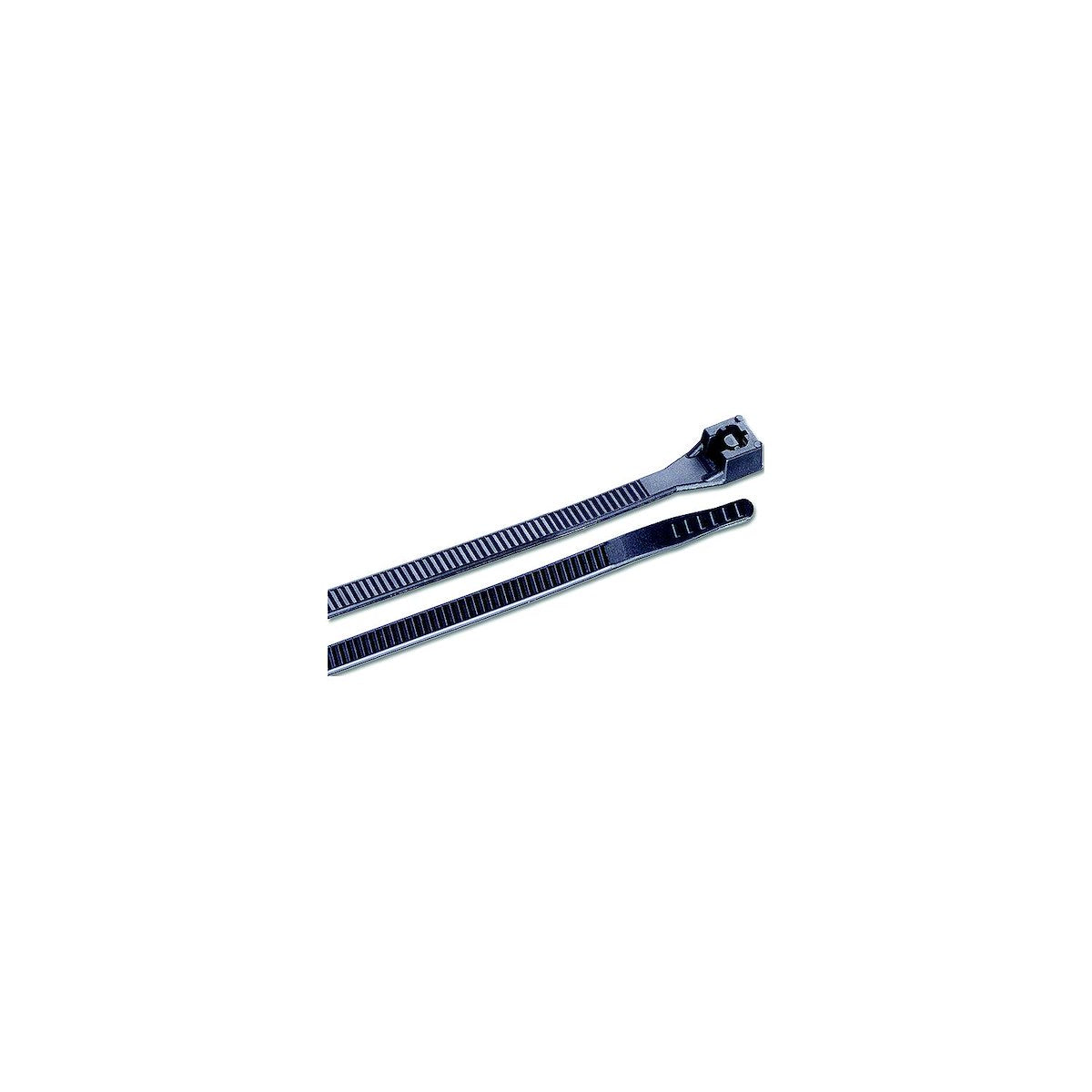 Ancor Wire Tie, 8 in Length, Black, 75 lb Tensile Strength, Set of 100 - 199207