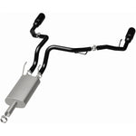 MagnaFlow Exhaust System Kit, Stainless Steel, 3 in Pipe Diameter, 5 in Black Stainless Steel Tips - 15363