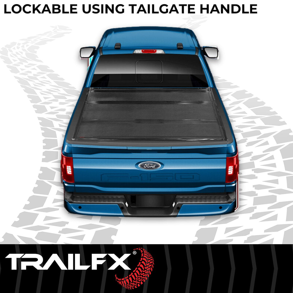 TrailFX Hard Folding Tonneau Covers TFX3710 product image 8
