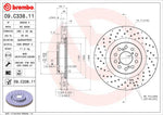 Brembo Brake Rotors 09C33811C02 product image 3
