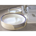 Camco Plate Holder, One For 7-1/4 in Plates and One For 10-1/4 in Plates, Bright White - 43601