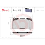 Brembo Brake Pads P09004N product image 5