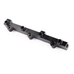 AEM Electronics Fuel Injector Rail, Black, Aluminum, 1/2 in bore Diameter - 25-104BK