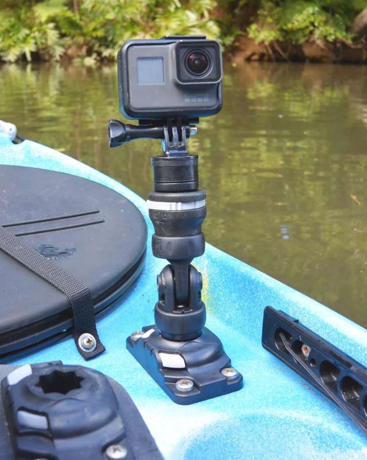 Railblaza Multi Purpose Accessory Mount, Black, With M5 x 20 Millimeter Machine Screws/Washers/Nylon Nuts - 03-4046-11