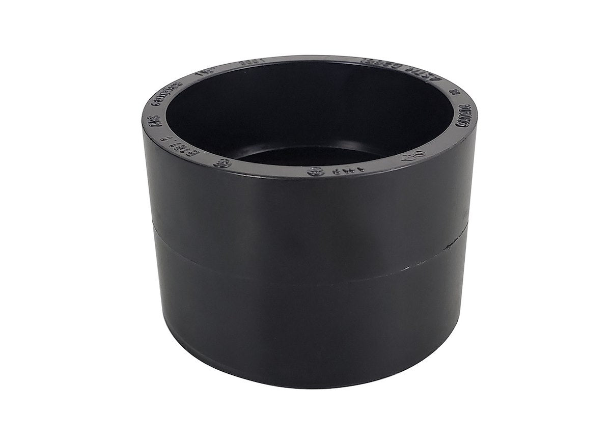 Icon Waste Holding Tank Fitting, For 1-1/2 in Pipe Or Spigot Fittings, 1-1/2 in, Black - 14857