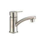 Dura Faucet Faucet, Lever Type/1 Handle, 1/2 in Fitting - DF-PL200M-SN