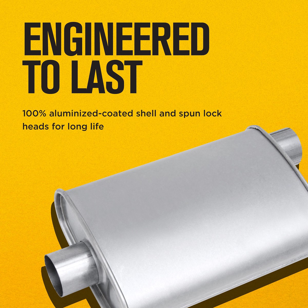 Dynomax Exhaust Muffler, 14 in Body/15-1/2 in Overall Length - 17711