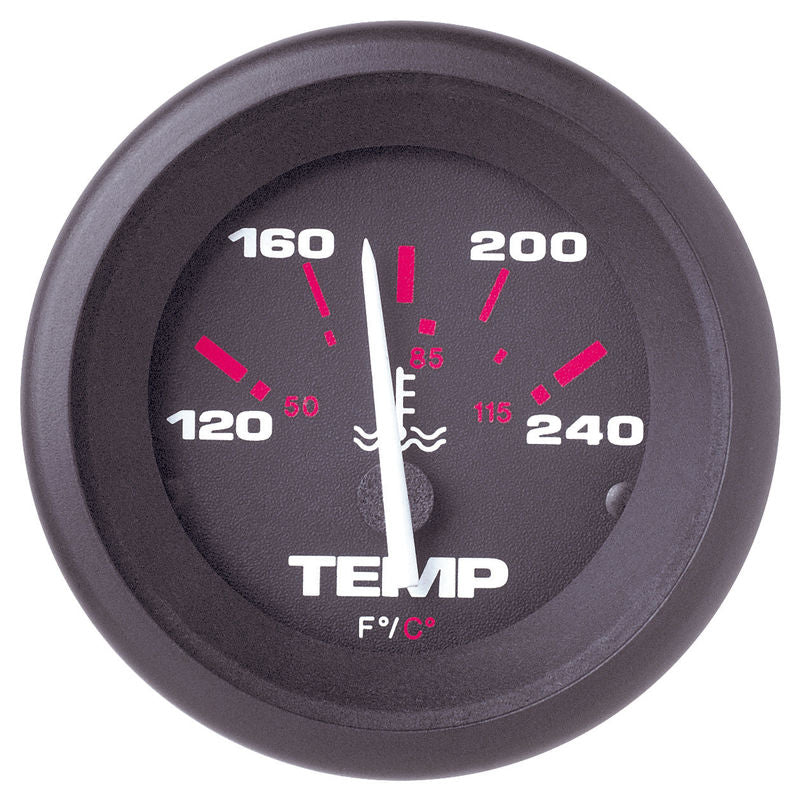 Sierra Marine Gauge Water Temperature, Amega Series, 2 in, 120 Degrees To 240 Degrees Fahrenheit - 57904P
