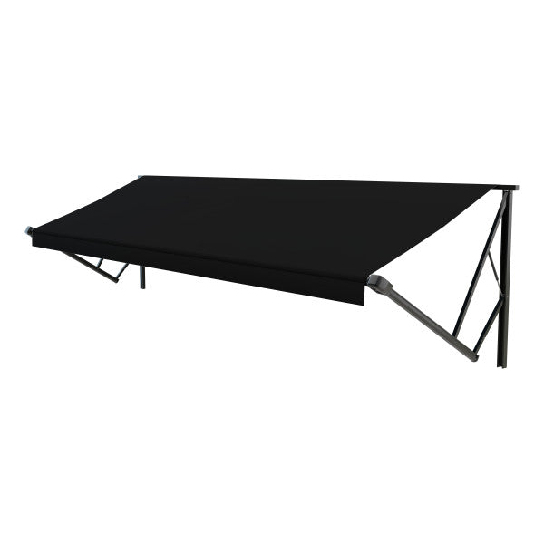Lippert Awning, 16 ft Length x 8 ft Extension, Solid Black, Black Weather Guard - V000211487