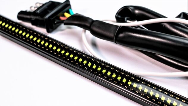 Putco Tailgate Light - LED, 60 in Flexible Light Bar, Amber Turn Signal/White Reverse/Red Brake/Red Running Operation - 9201960-04