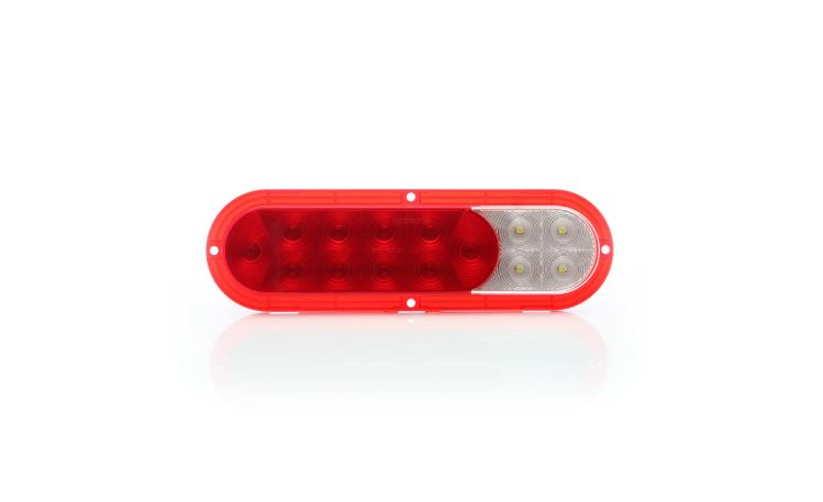 Optronics Trailer Light, LED, Red, 10-1/4 in Length x 3-1/16 in Width - STL68RBP