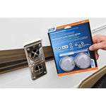 Camco Bug Screen - RV Appliance, 2-7/8 in Diameter x 1-5/16 in Depth, Stainless Steel, Pack Of 2 - 42141