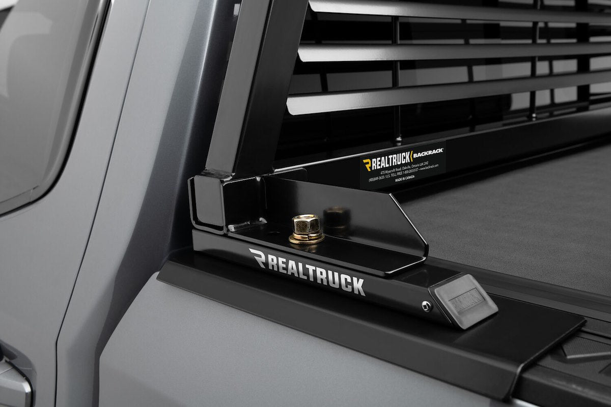 BackRack Headache Rack, Louvered Rack Frame Only, Black, Steel - 12700