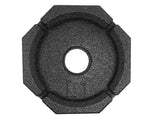 SnapPad Leveling Jack Foot Pad, Fits 5-1/2 in Round Jack ft, 7-1/4 in Diameter, Black - MN5SP1