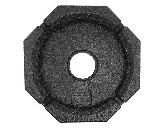 SnapPad Leveling Jack Foot Pad, Fits 5-1/2 in Round Jack ft, 7-1/4 in Diameter, Black - MN5SP1