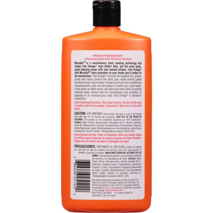 Permatex Hand Cleaner, 15 oz Rocker Cap - 25122