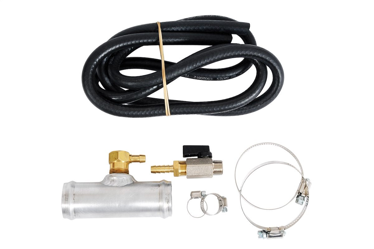 Dee Zee Fuel Tank Gravity Feed Kit, Fits 1-1/2 in Fill Neck Hoses, 3/8 in Female Pipe Thread Drain Fitting - DZ97960