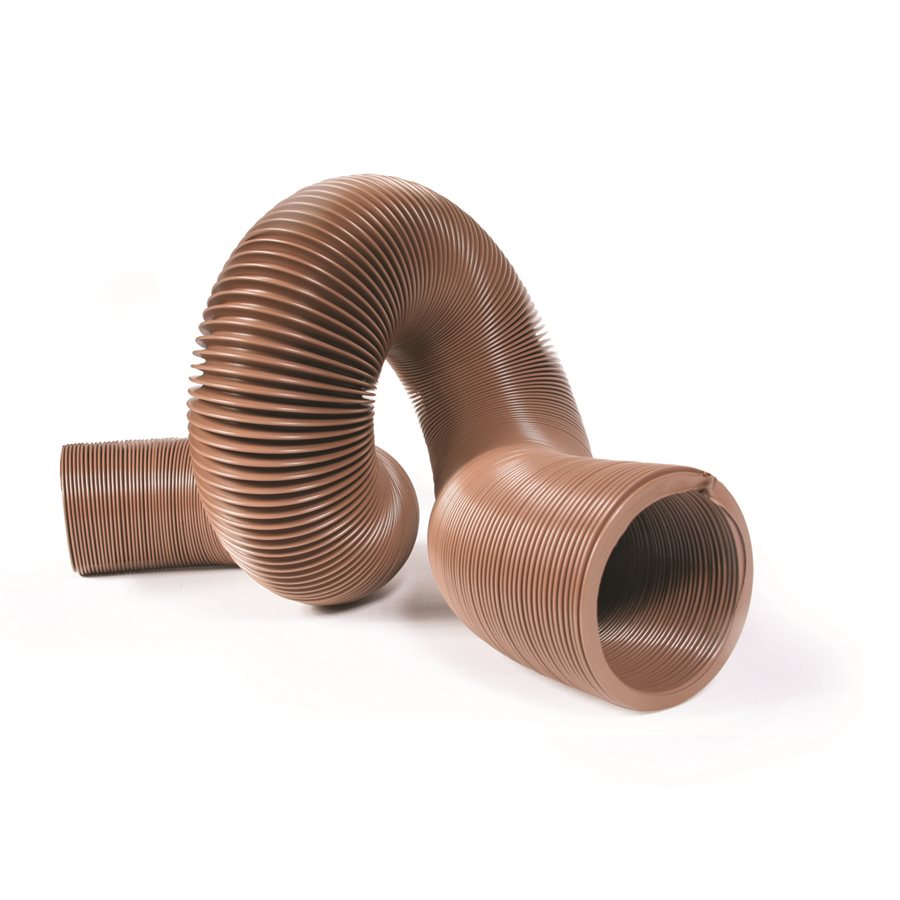 Camco Sewer Hose, 10 ft Extended Length, 16 in Compressed Length, 3 in Diameter - 39621