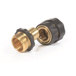 Camco Fresh Water Hose Connector, Brass, Complies With CA and VT Regulations For Brass Content - 20135