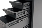 Dee Zee Tool Box, Wheel Well With 5 Drawers, Black Powder Coated Steel, 20.5 in Length x 8.5 in Width x 18.88 Height - DZ95D